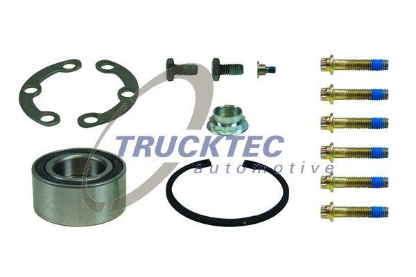 Wheel hub bearing kit TRUCKTEC AUTOMOTIVE Rear Axle both sides - 02.43.184