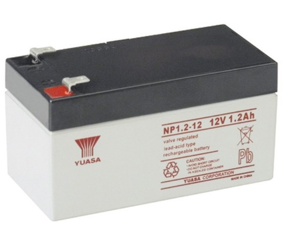 YUASA NP1.2-12 Batterie 12V 1,2Ah