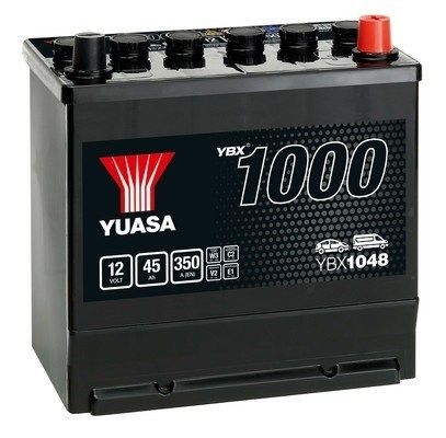 Original YUASA YBX1048 Starterbatterie Skoda