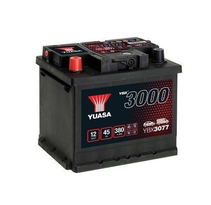 YUASA YBX3077 Starterbatterie DACIA experience and price