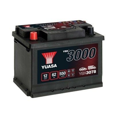 Battery YUASA YBX3078 - Peugeot 504 Electrics spare parts order
