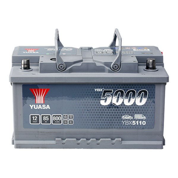 YUASA YBX5110 YBX5000 Batterie 12V 85Ah 800A mit Handgriffen, mit