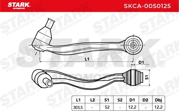 STARK Trailing arm SKCA-0050125 buy online