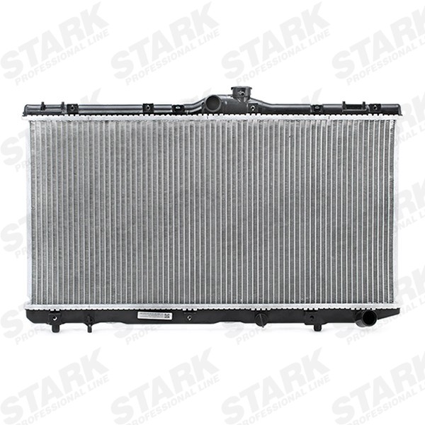STARK SKRD-0120160 Engine radiator Aluminium, for vehicles with/without air conditioning, Manual Transmission