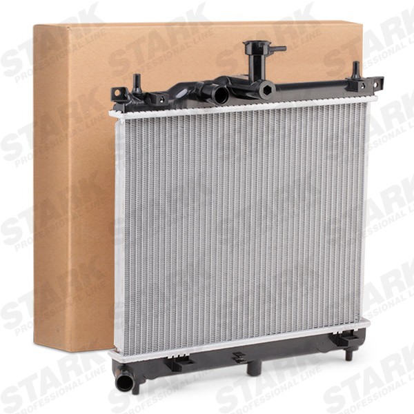 STARK SKRD-0120052 Engine radiator Aluminium, Plastic, for vehicles with/without air conditioning, for manual transmission