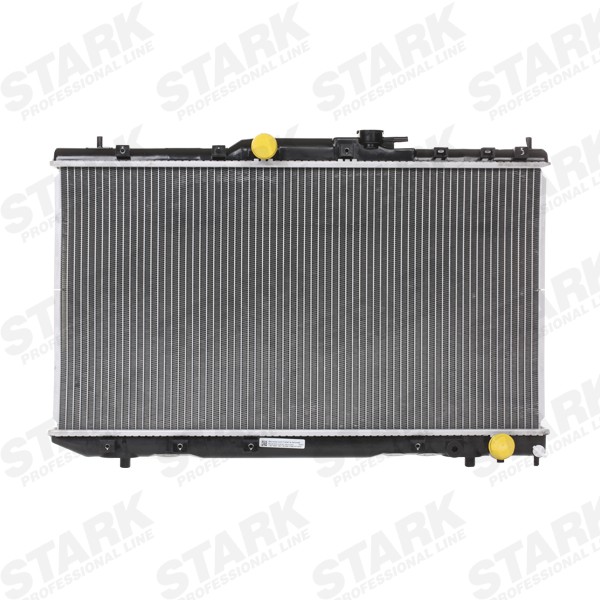 STARK SKRD-0120073 Engine radiator Aluminium, Plastic, for vehicles with/without air conditioning, Manual Transmission