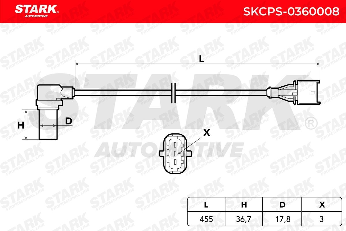 SKCPS0360008 Crank sensor STARK SKCPS-0360008 review and test
