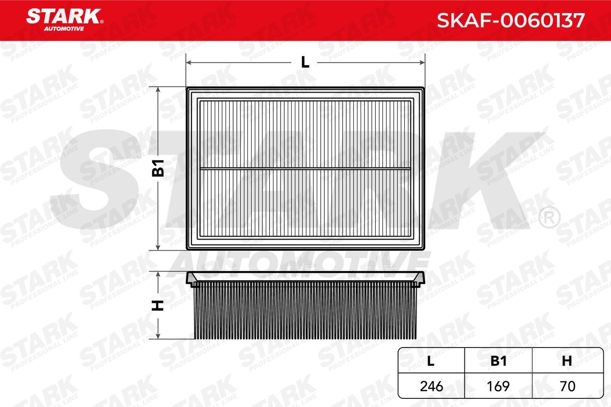 SKAF0060137 Engine air filter STARK SKAF-0060137 review and test