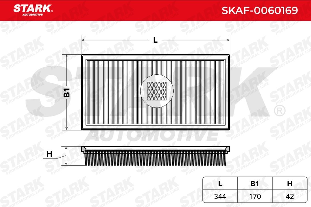 SKAF0060169 Engine air filter STARK SKAF-0060169 review and test