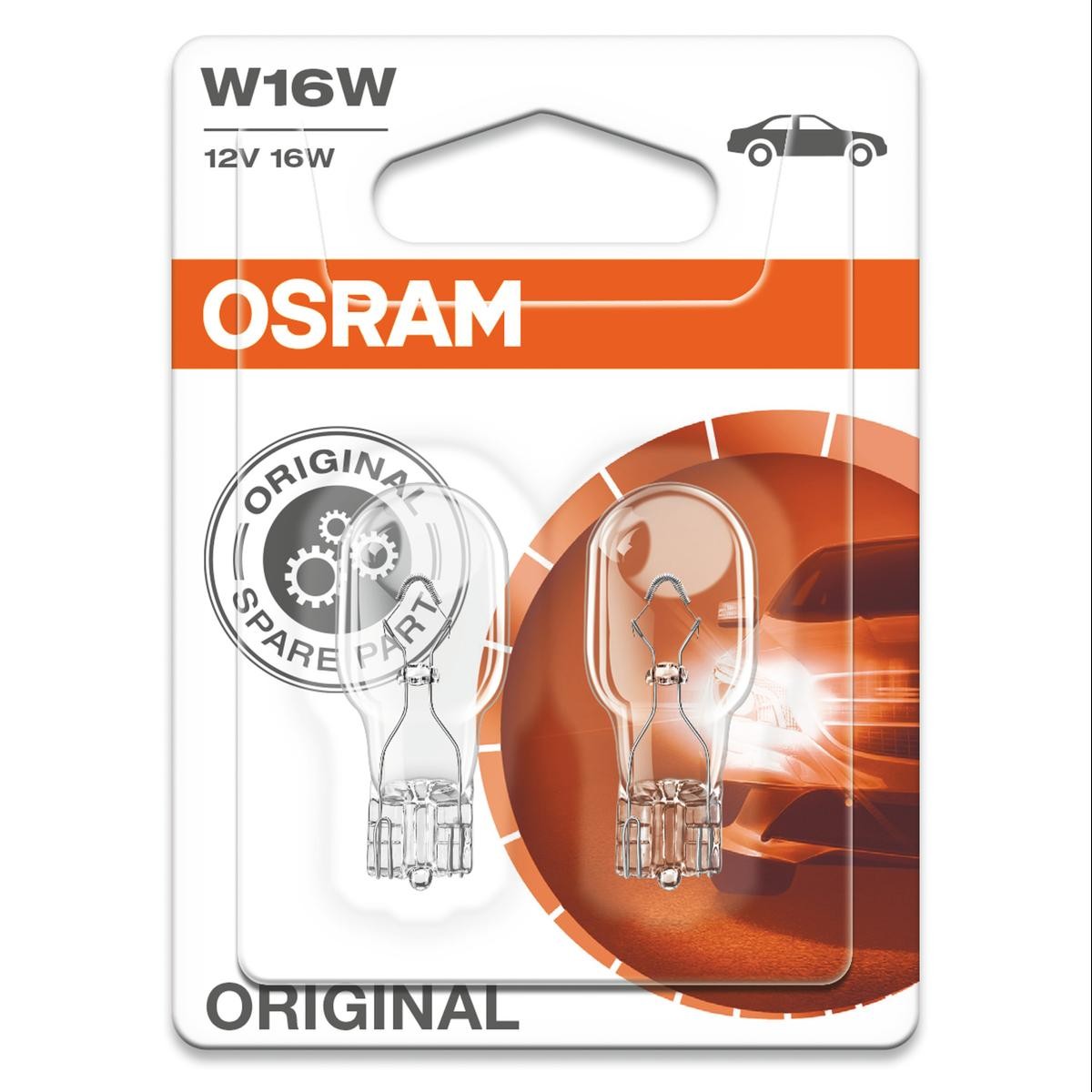 ORIGINAL Osram T15 W16W 921 Perodua Toyota Third Brake Parking Signal  Reverse Bulb Mentol 12V