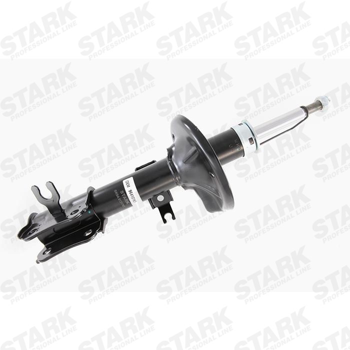 STARK SKSA-0131761 Shock absorber Front Axle Left, Gas Pressure, Ø: 48,6x20 mm, Twin-Tube, Suspension Strut, Top pin, Bottom Yoke