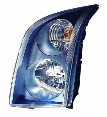 ABAKUS 441-11B5R-LDEM2 Headlight Right, H7/H7, Crystal clear, for right-hand traffic, PX26d