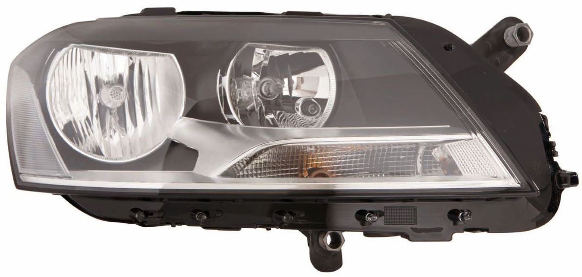 ABAKUS 441-11G5RMLDEM2 Headlight Right, H7, W5W, PY21W, Halogen, with low beam, with outline marker light, with high beam, with indicator, for right-hand traffic, without bulb, with motor for headlamp levelling, PX26d, BAU15s