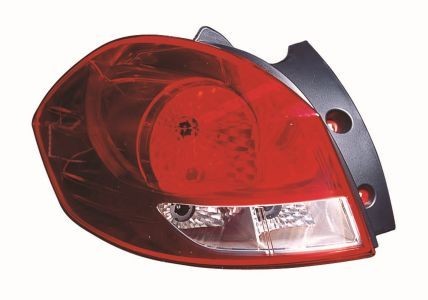 ABAKUS 551-1977L-UE Rear light Left, P21/5W, P21W, PY21W, white/red, red, without bulb holder, without bulb