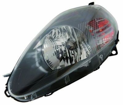 661-1147R-LEMN2 ABAKUS Headlight FIAT Right, H4, Crystal clear, with indicator, for right-hand traffic, with motor for headlamp levelling, P43t