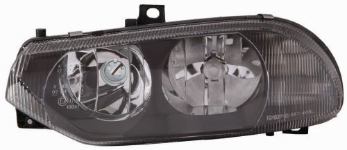667-1106R-LDEM2 ABAKUS Headlight ALFA ROMEO Right, H1, H7, with indicator, without motor for headlamp levelling, P14.5s, PX26d