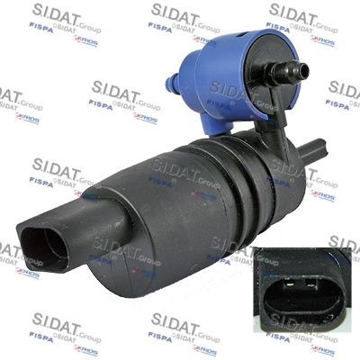 SIDAT Number of connectors: 2 Windshield Washer Pump 5.5125 buy