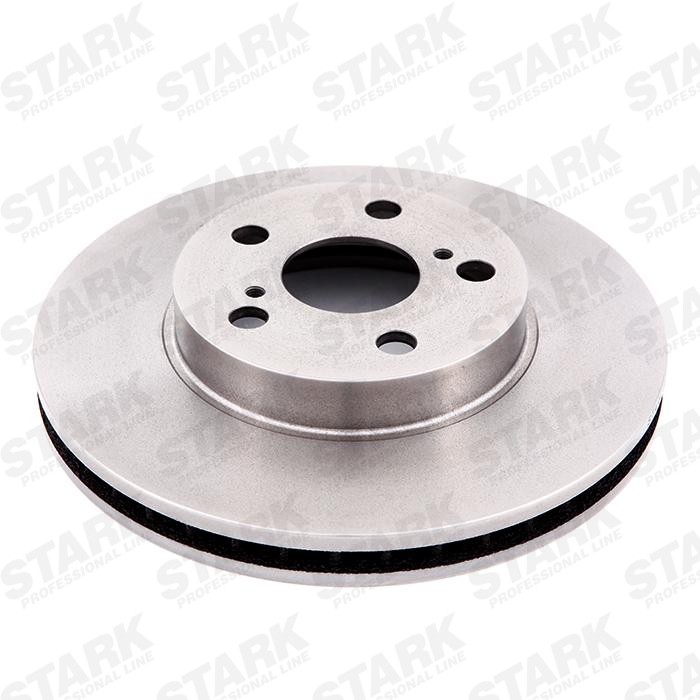 STARK SKBD-0022387 Brake disc Front Axle, 255,0x25mm, 5/7x100, internally vented, Uncoated