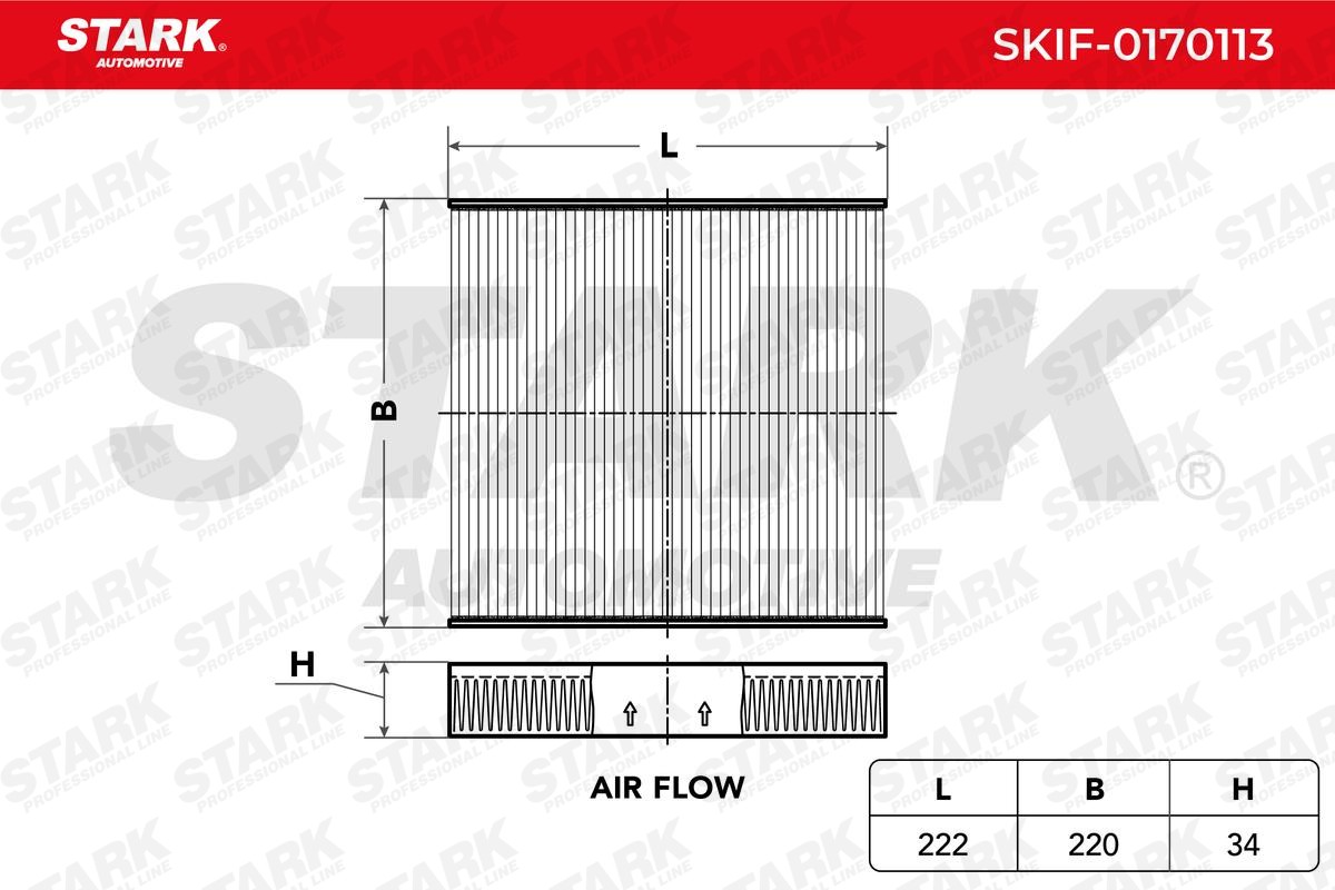 SKIF0170113 AC filter STARK SKIF-0170113 review and test