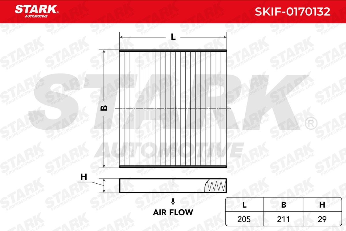 SKIF0170132 AC filter STARK SKIF-0170132 review and test