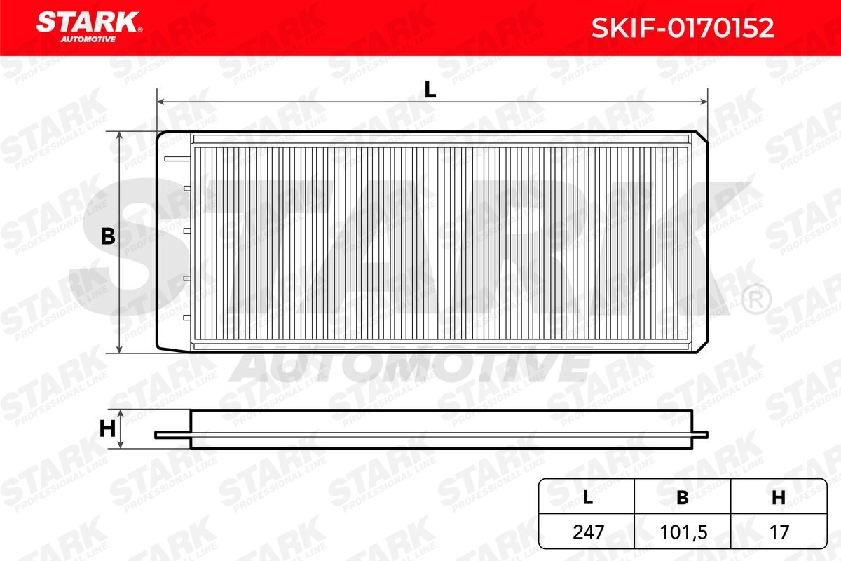 OEM-quality STARK SKIF-0170152 Air conditioner filter