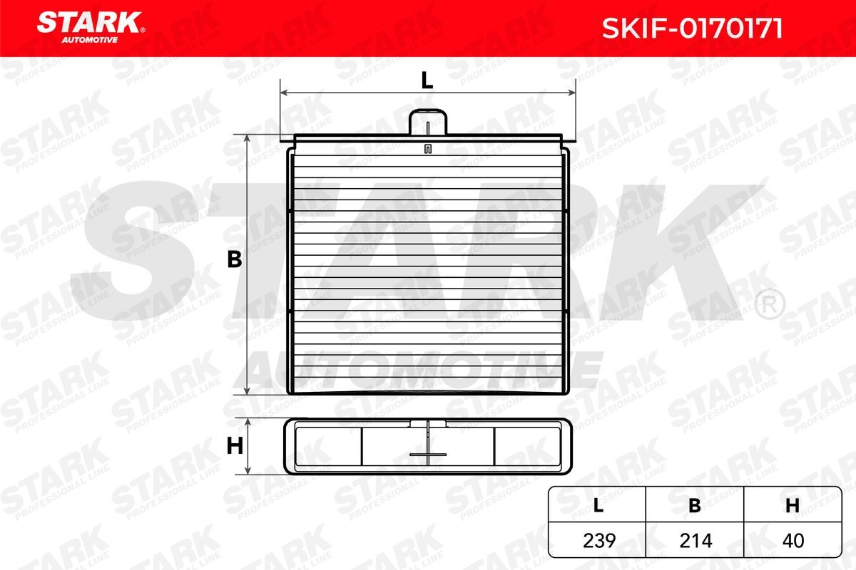 STARK SKIF-0170171 Pollen filter 8671 018 402