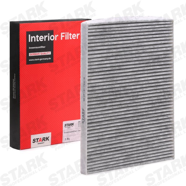 STARK SKIF-0170216 Pollen filter Activated Carbon Filter, 292 mm x 226 mm x 21 mm
