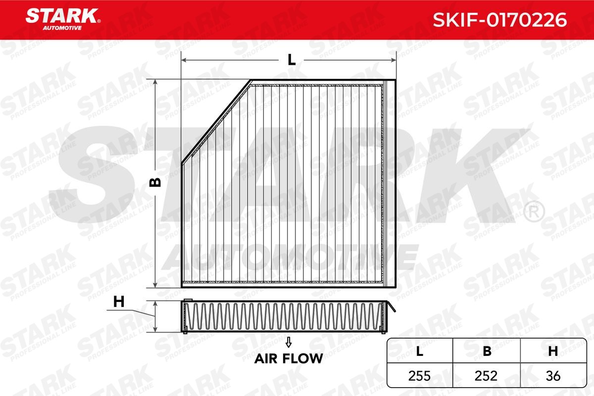SKIF0170226 AC filter STARK SKIF-0170226 review and test
