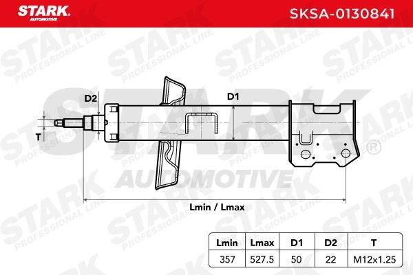 STARK Suspension shocks SKSA-0130841
