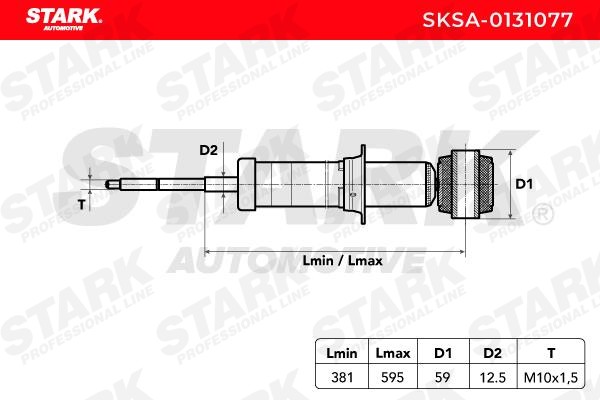 STARK Suspension shocks SKSA-0131077 for SAAB 9-5