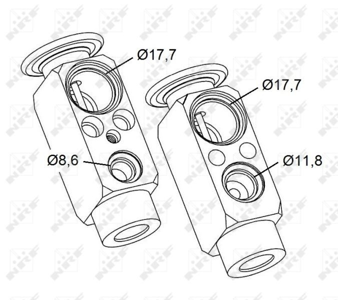 OEM-quality NRF 38478 Expansion valve