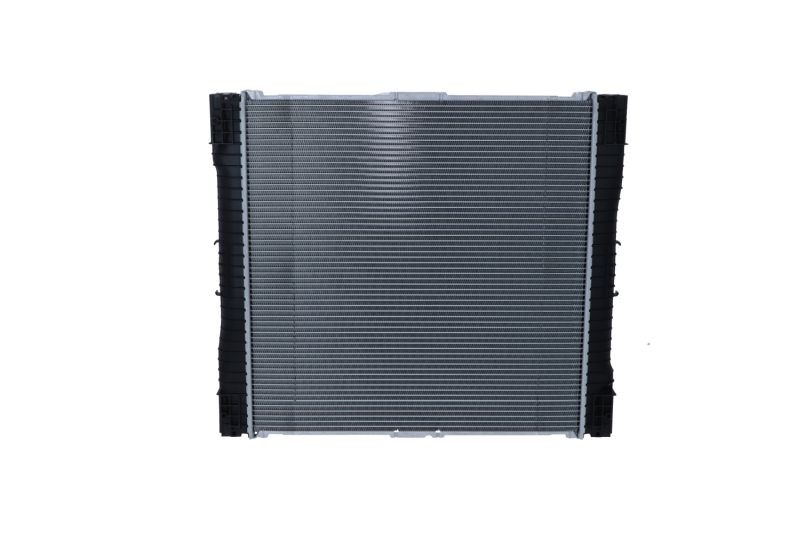 NRF 509713 Engine radiator Aluminium, 608 x 605 x 52 mm, without frame, Brazed cooling fins