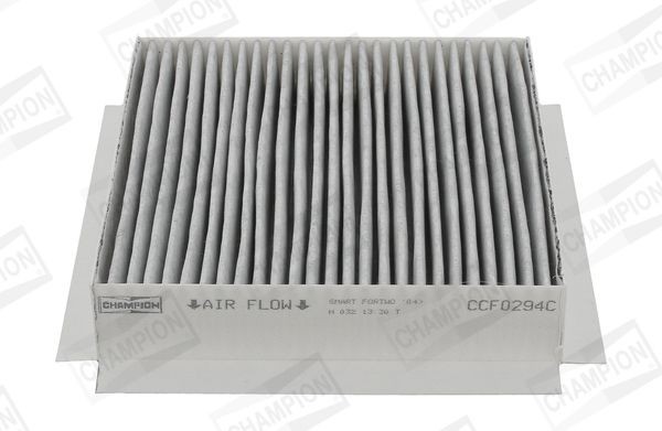 CHAMPION CCF0294C Pollen filter Activated Carbon Filter, 198 mm x 202 mm x 40 mm