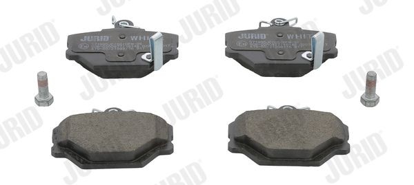JURID Jurid White Low Dust, Ceramic, with acoustic wear warning Height 1: 70mm, Width: 90mm, Thickness: 15,6mm Brake pads 571995JC buy