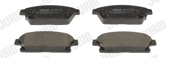 JURID Jurid White Low Dust, Ceramic, with acoustic wear warning Height 1: 61,2mm, Width: 148,1mm, Thickness: 19mm Brake pads 573325JC buy