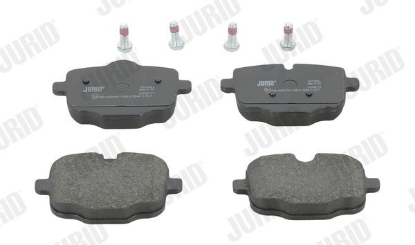 573353J JURID Brake pad set BMW prepared for wear indicator, with accessories
