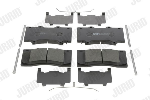 25240 JURID with acoustic wear warning Width: 143,6mm, Thickness: 17,8mm Brake pads 573397J buy