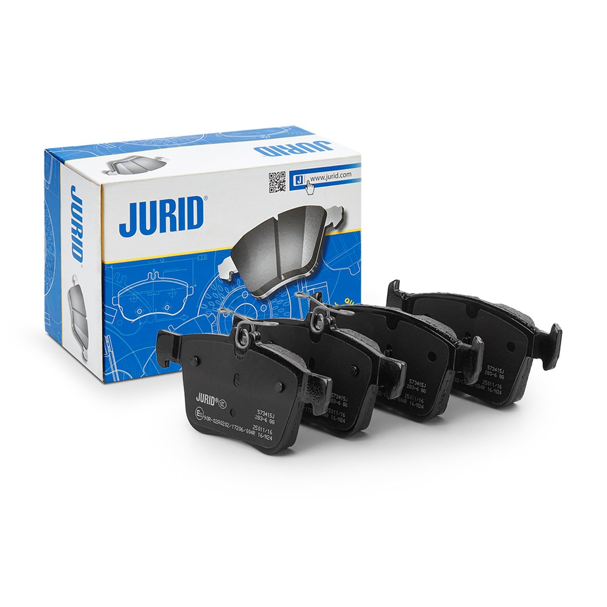JURID 573415J Disc pads not prepared for wear indicator