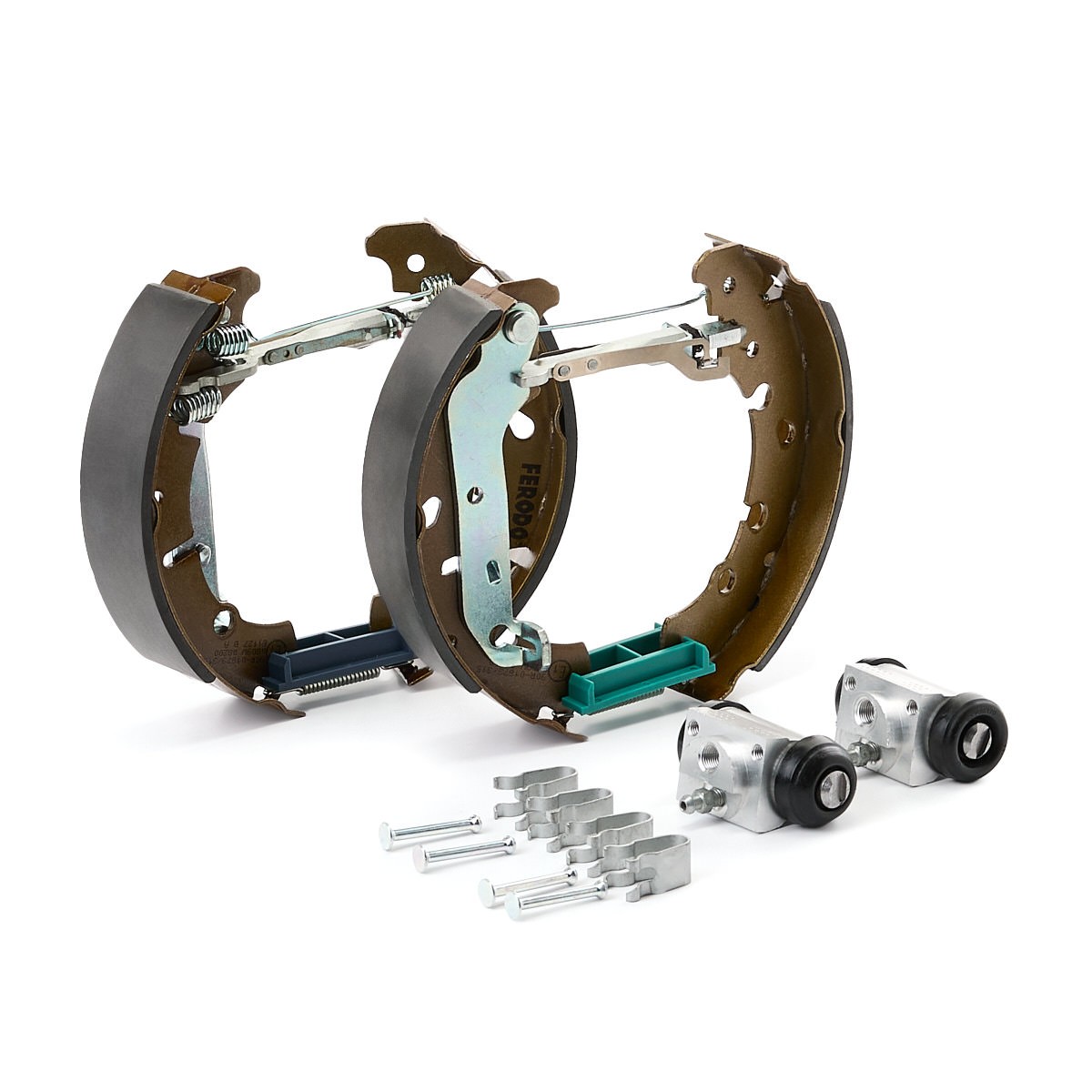 Image of FERODO Brake Set, drum brakes FORD,MAZDA FMK592 FSB635