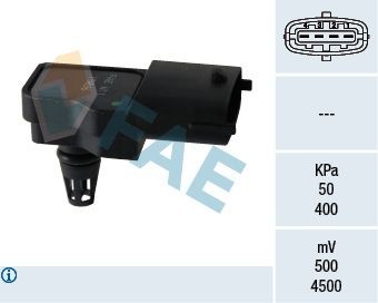 FAE 15096 Ladedrucksensor für RENAULT TRUCKS Kerax LKW in Original Qualität