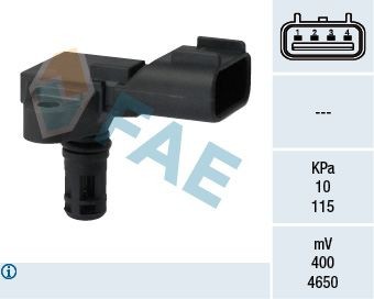 FAE 15113 Air Pressure Sensor, height adaptation 2S6A 9F479 CB