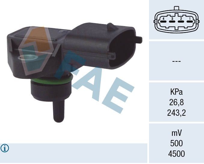 FAE 15124 Intake manifold pressure sensor
