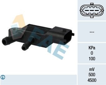 Nissan PULSAR Sensor, exhaust pressure FAE 16105 cheap