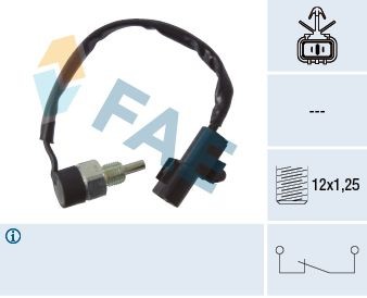 FAE Number of pins: 2-pin connector Switch, reverse light 41248 buy