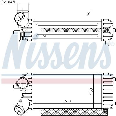 NISSENS Turbo Intercooler 376755611 buy online