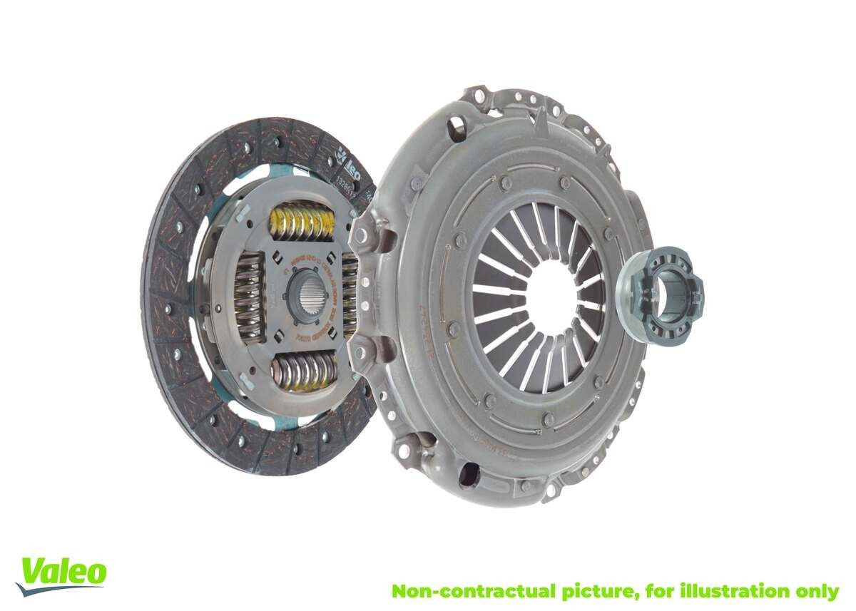 832086 Clutch set 832086 VALEO for engines without dual-mass flywheel, with clutch release bearing, 240mm