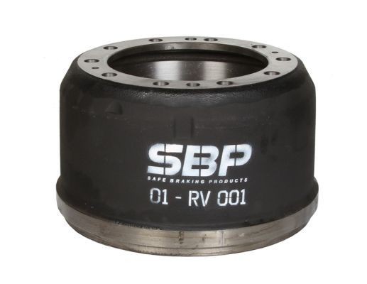 Brake drum SBP without wheel bearing, 414mm, Rear Axle, Ø: 414mm - 01-RV001