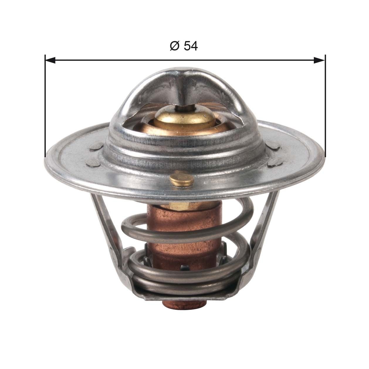 7412-10638 GATES Opening Temperature: 90°C, with gaskets/seals, without housing Thermostat, coolant TH45790G1 buy