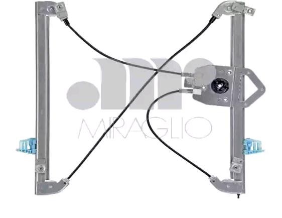 MIRAGLIO 30/1231 Window regulator Left, Operating Mode: Electronic, without electric motor, with comfort function