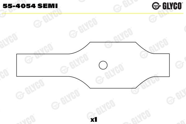 55-4054SEMI Small End Bushes, connecting rod 55-4054 GLYCO